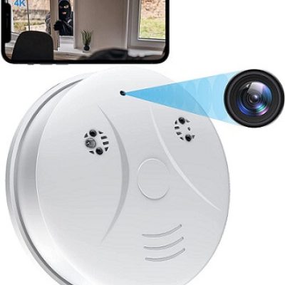 4k hidden camera in smoke detector